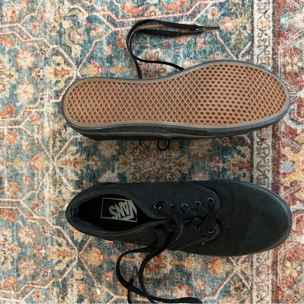 Vans Classic Black and Brown Sneakers